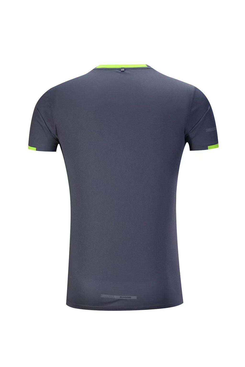 春夏新品 圓領(lǐng)短袖T恤 時尚運(yùn)動文化衫 深灰色 3D效果圖